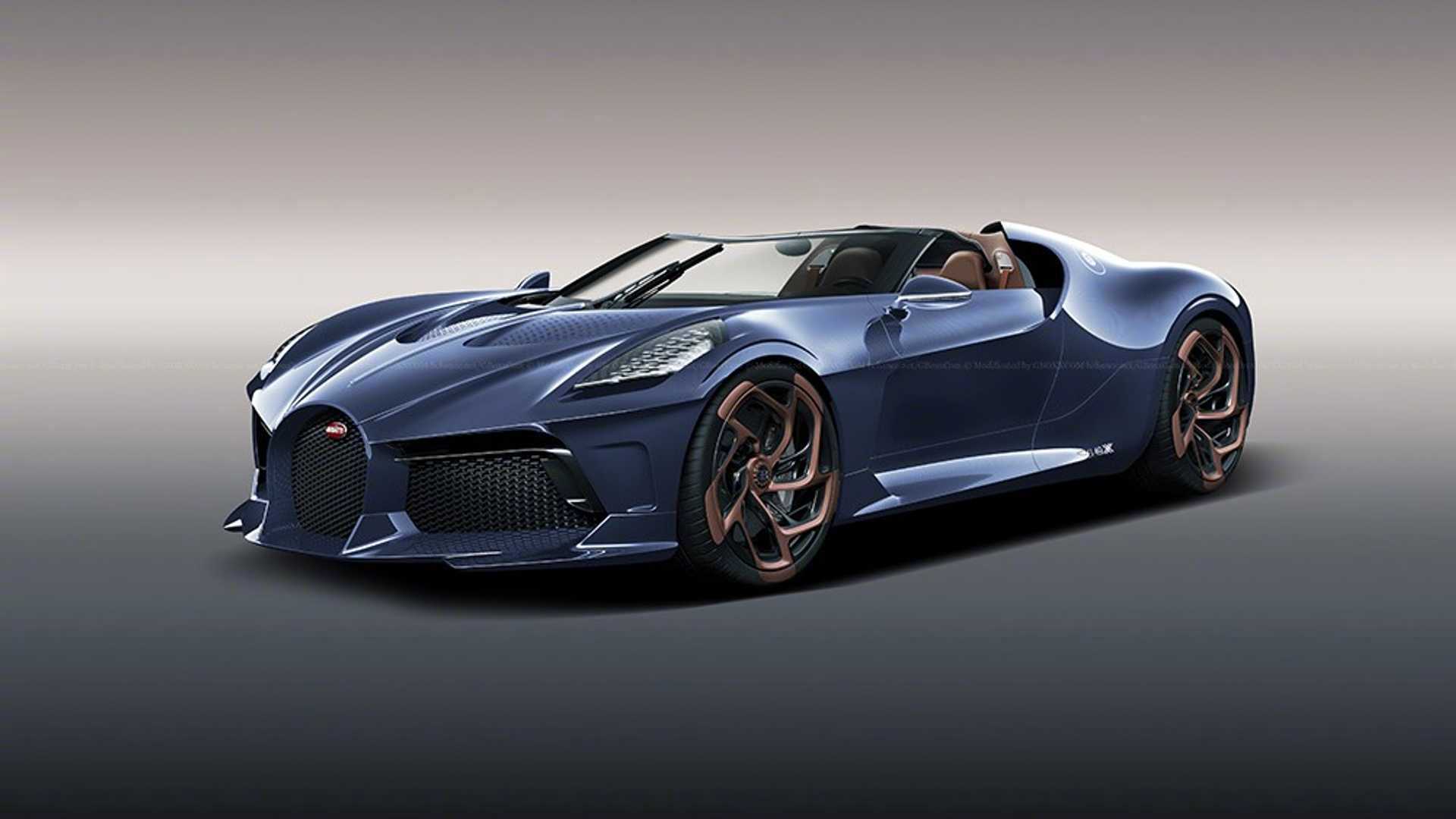 布加迪bugatti la voiture noire roadster