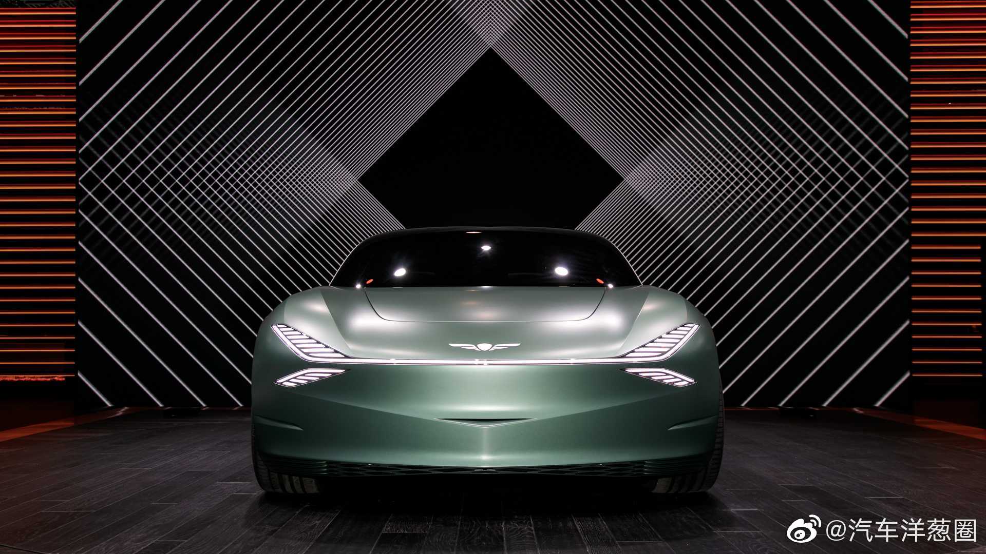 现代发布genesis mint concept电动概念车这个反向剪刀门有点意思啊