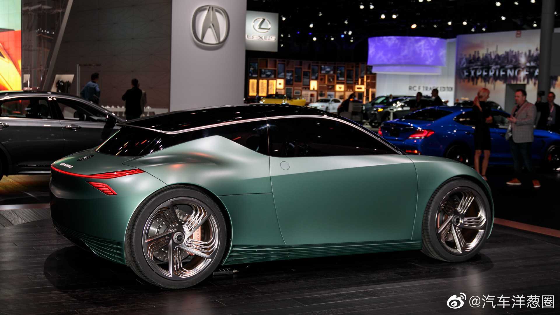 现代发布genesis mint concept电动概念车这个反向剪刀门有点意思啊