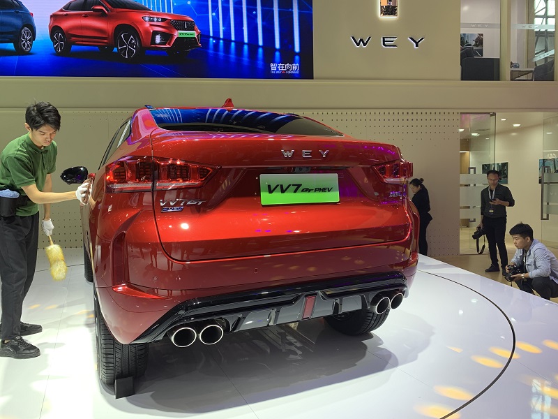 2019广州车展丨WEY VV7 PHEV/VV7 GT PHEV售21.98万元起