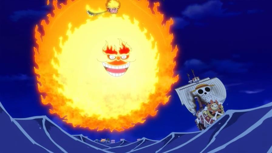 海贼王866集四皇灵魂巨大化桑尼号命悬一线帅气山治及时救场