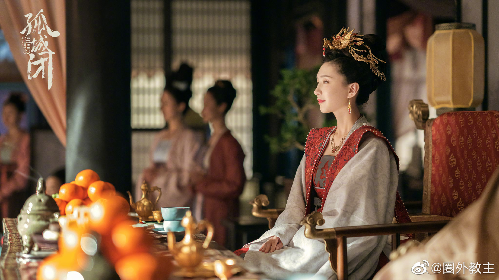 江疏影古装造型在电视剧孤城闭杀青后曝光