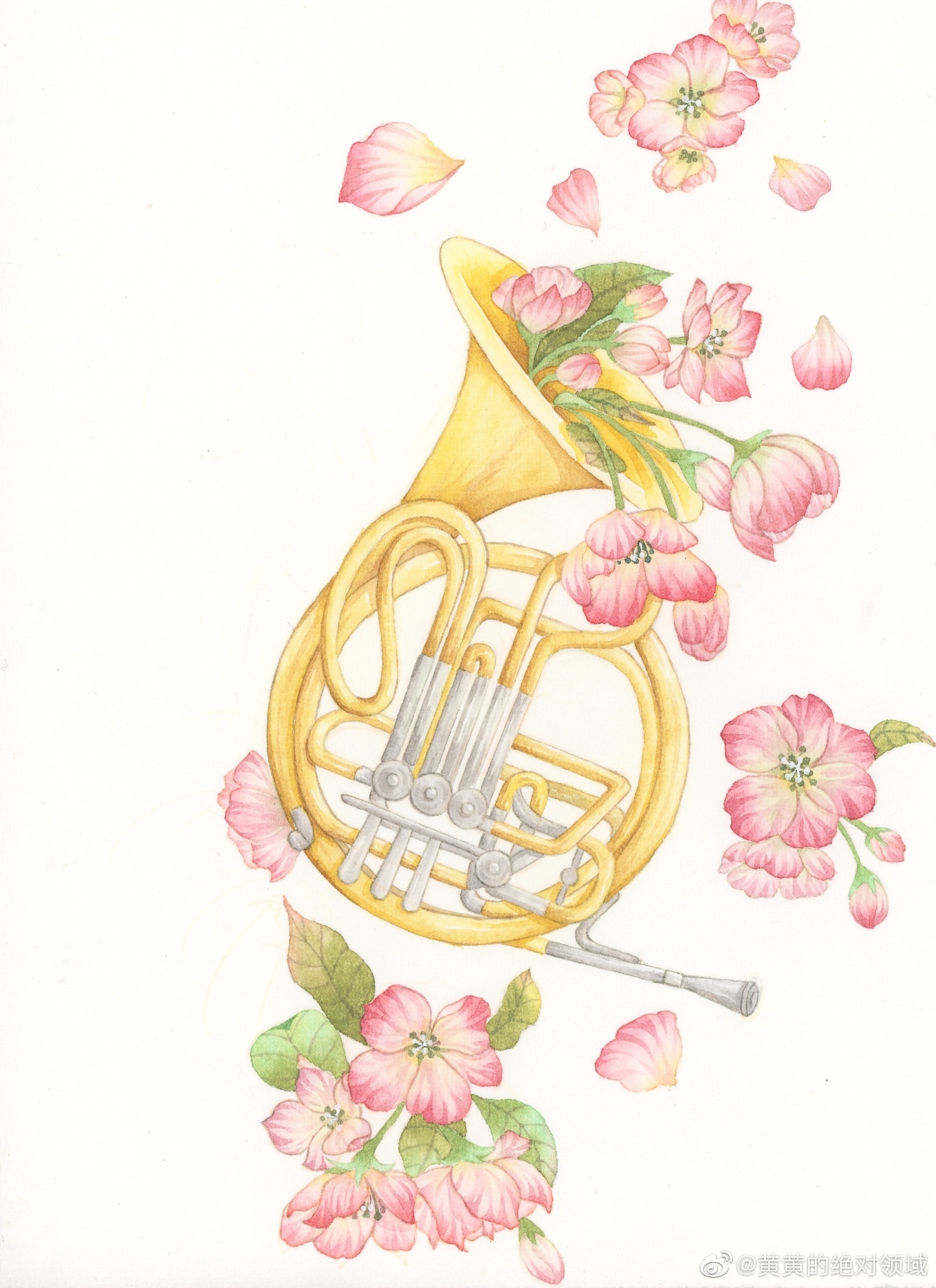 作者黄黄的绝对领域圆号垂丝海棠