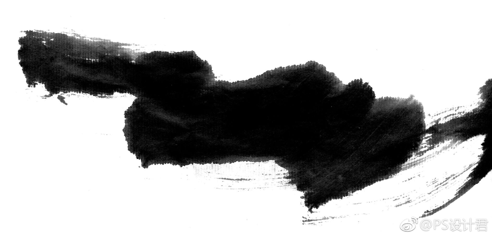 中国水墨笔迹,推荐收藏到相册,设计师必收!