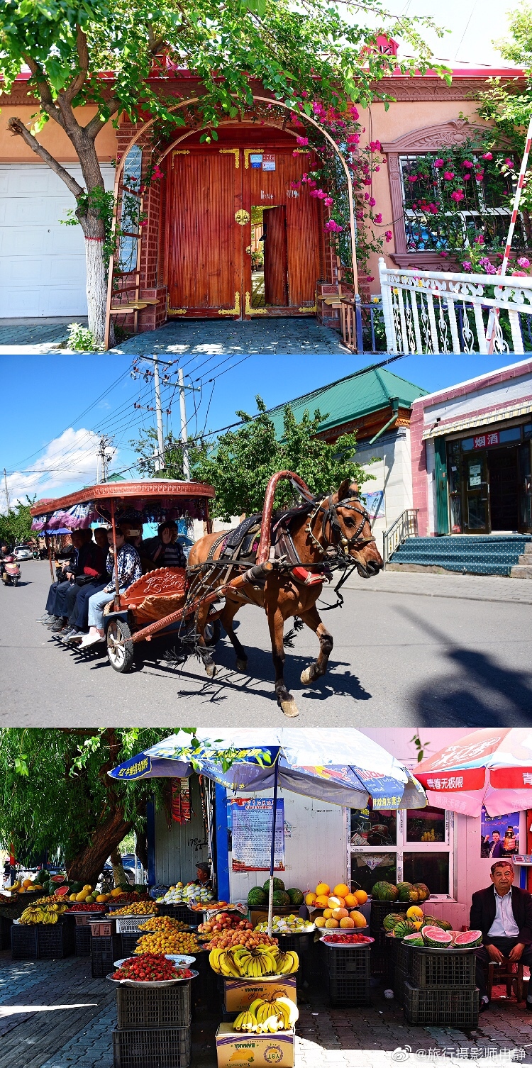 新疆除了一路的美景之外喀赞其民俗村八卦城离街也值得一逛喀赞其