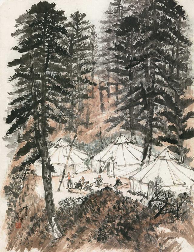 平民画家,长安画派创始人「赵望云」,中国画作品欣赏