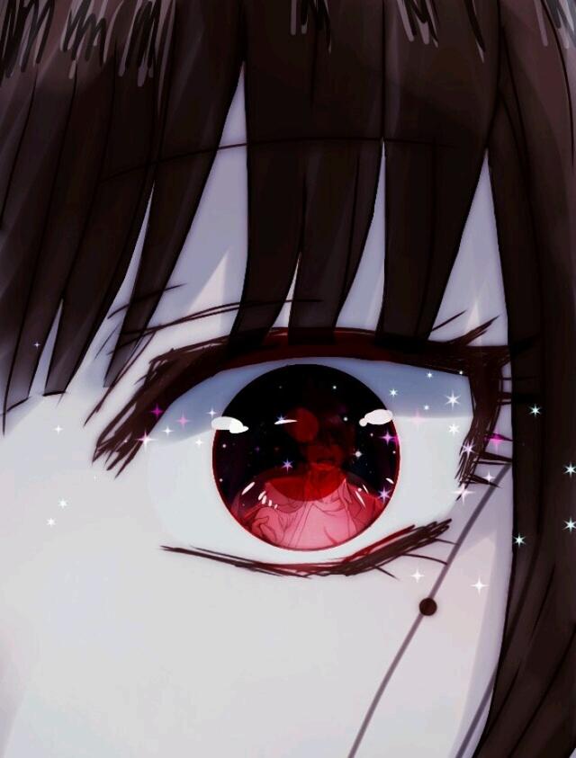 日常更图:一组手绘 动漫 眼睛 插画,你的眸深邃的让人沉醉