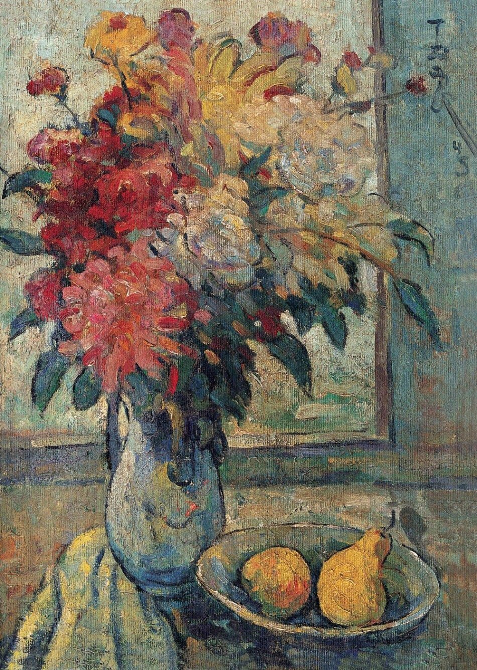 潘玉良的画风基本以印象派的外光技法为基础