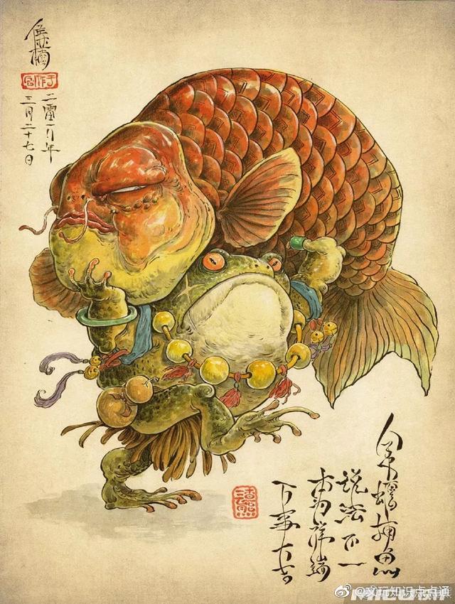 天马行空的东方神鬼世界画风别具一格by无敌绘画小能手渣熊