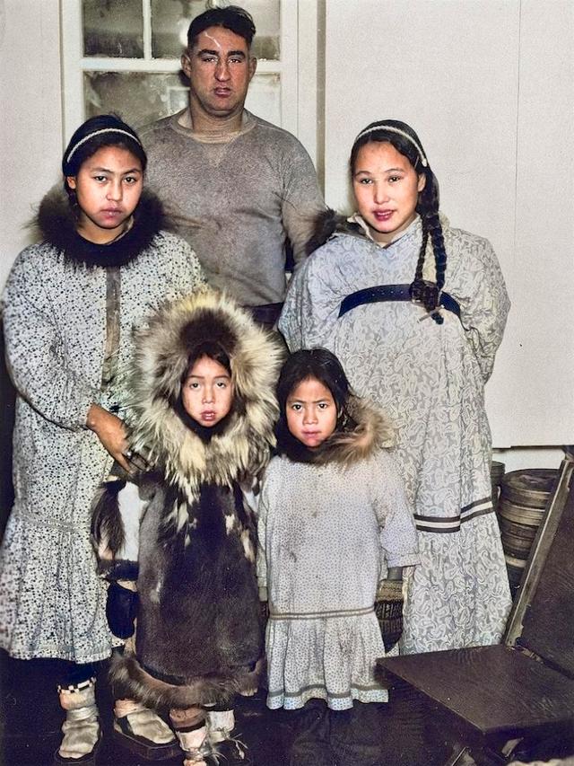 三十年代阿拉斯加,北极地区黄种人|北极|因纽特|阿拉斯加_新浪新闻