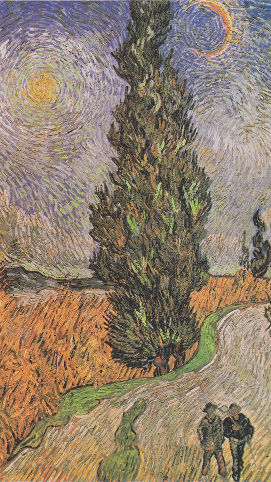 梵高的画中带着满满的田园诗意