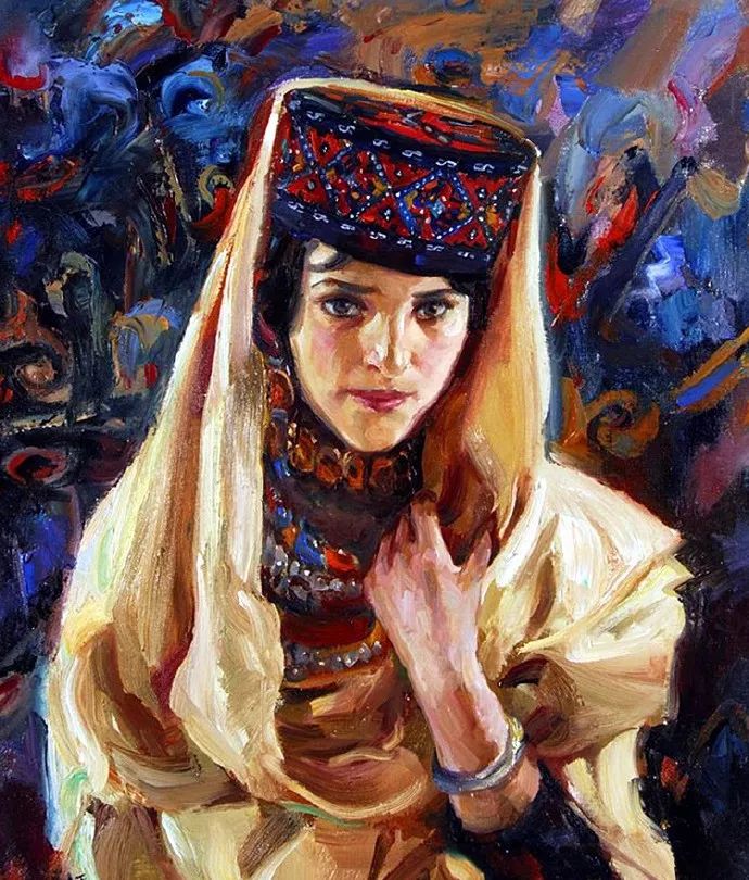 厚重绚丽刘秉江的民族特色油画作品赏析