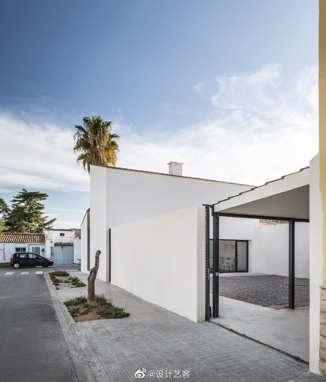 住宅设计来自极简的西班牙风别墅yardhouse