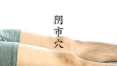 阴市穴,属足阳明胃经,位于在大腿前面