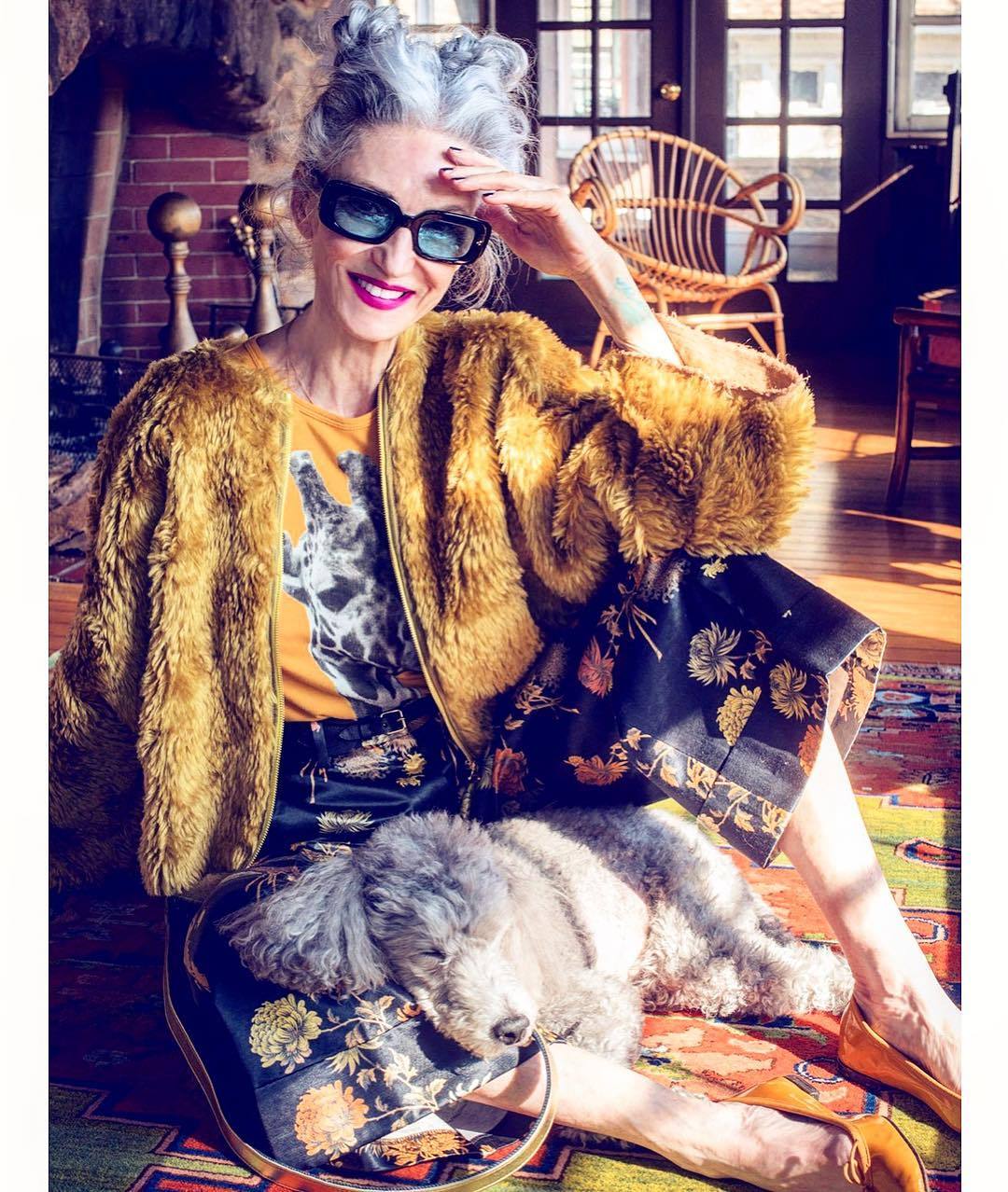 linda rodin是一位模特,造型师,同时还拥有自己的品牌