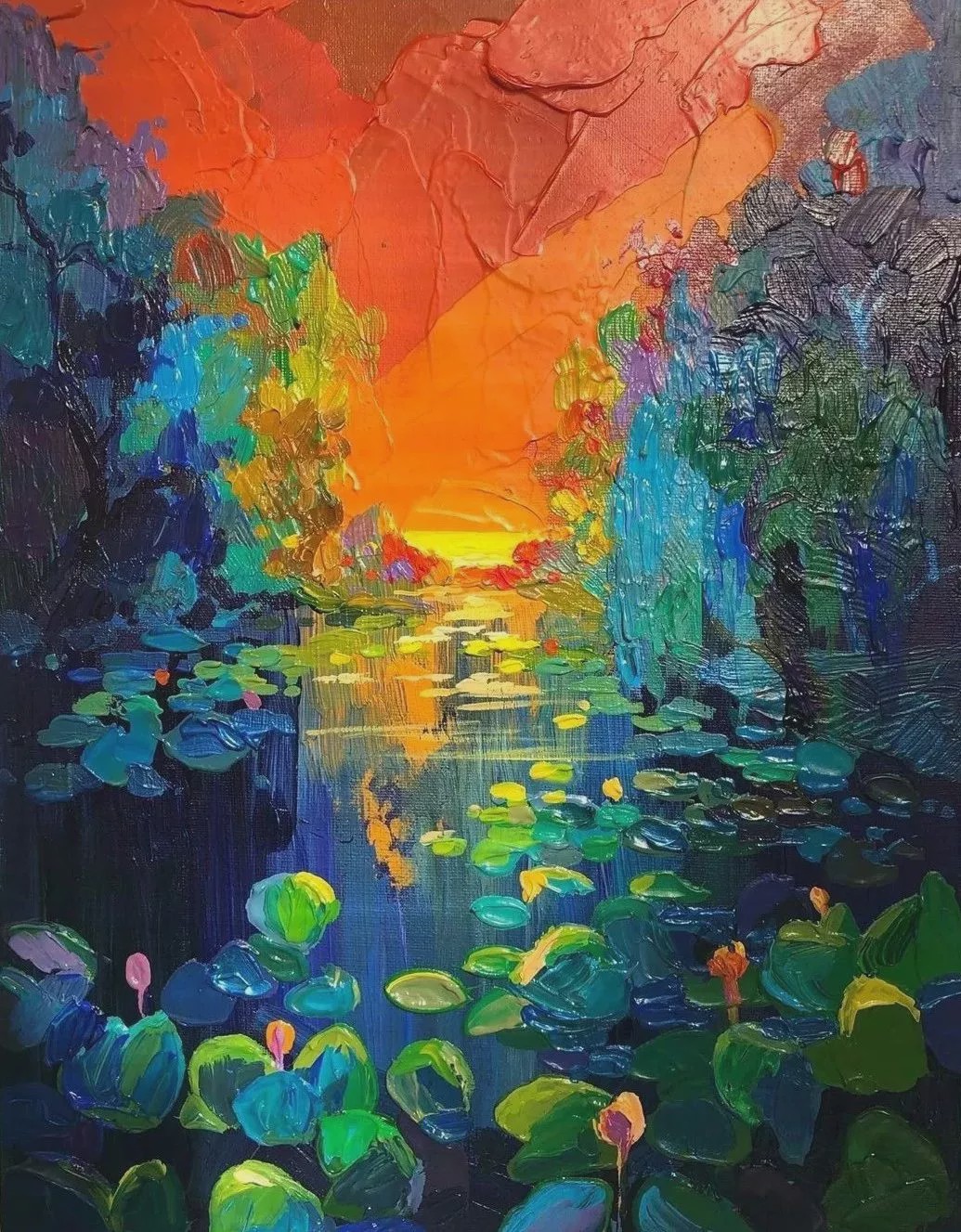 画面笔触干脆利落,色彩简直美爆,看完我都想动手试一试了,你们是不是