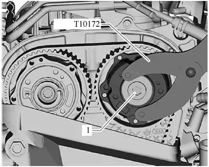 4tea211)正时校对调整方法