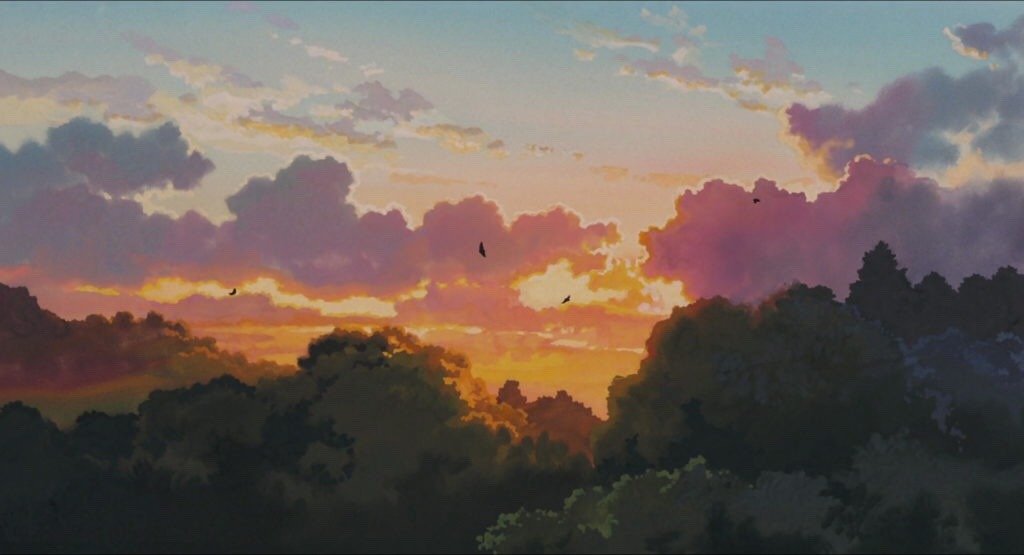 宫崎骏动画里的风景