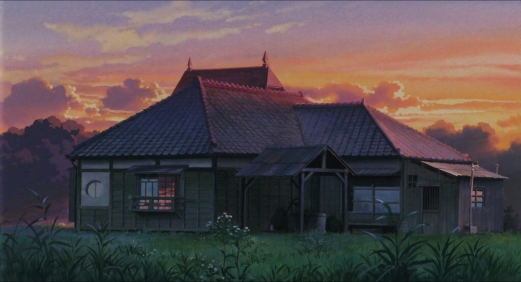 宫崎骏动画里的风景