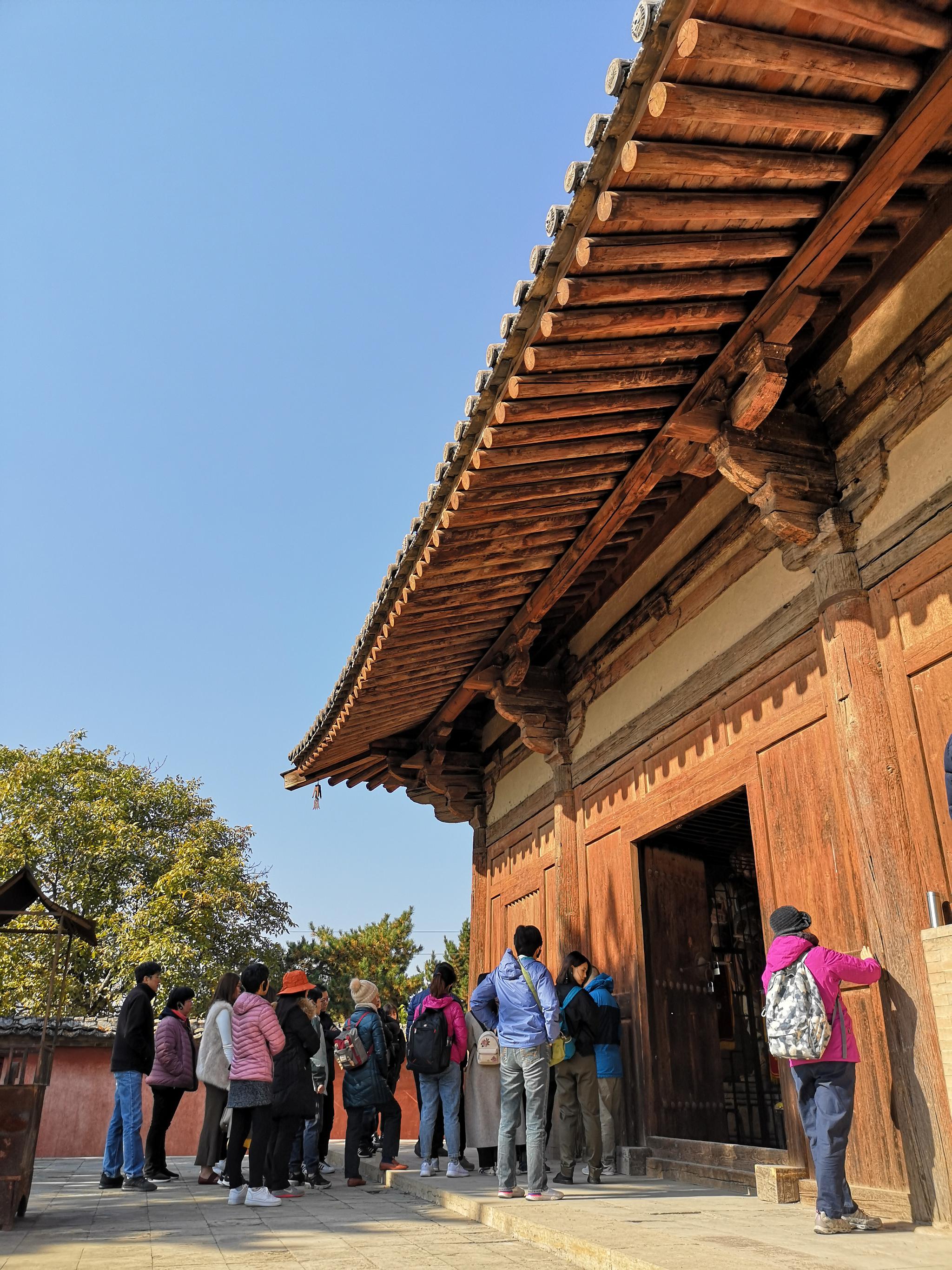 周末重走梁林路游学,南禅寺下数斗拱