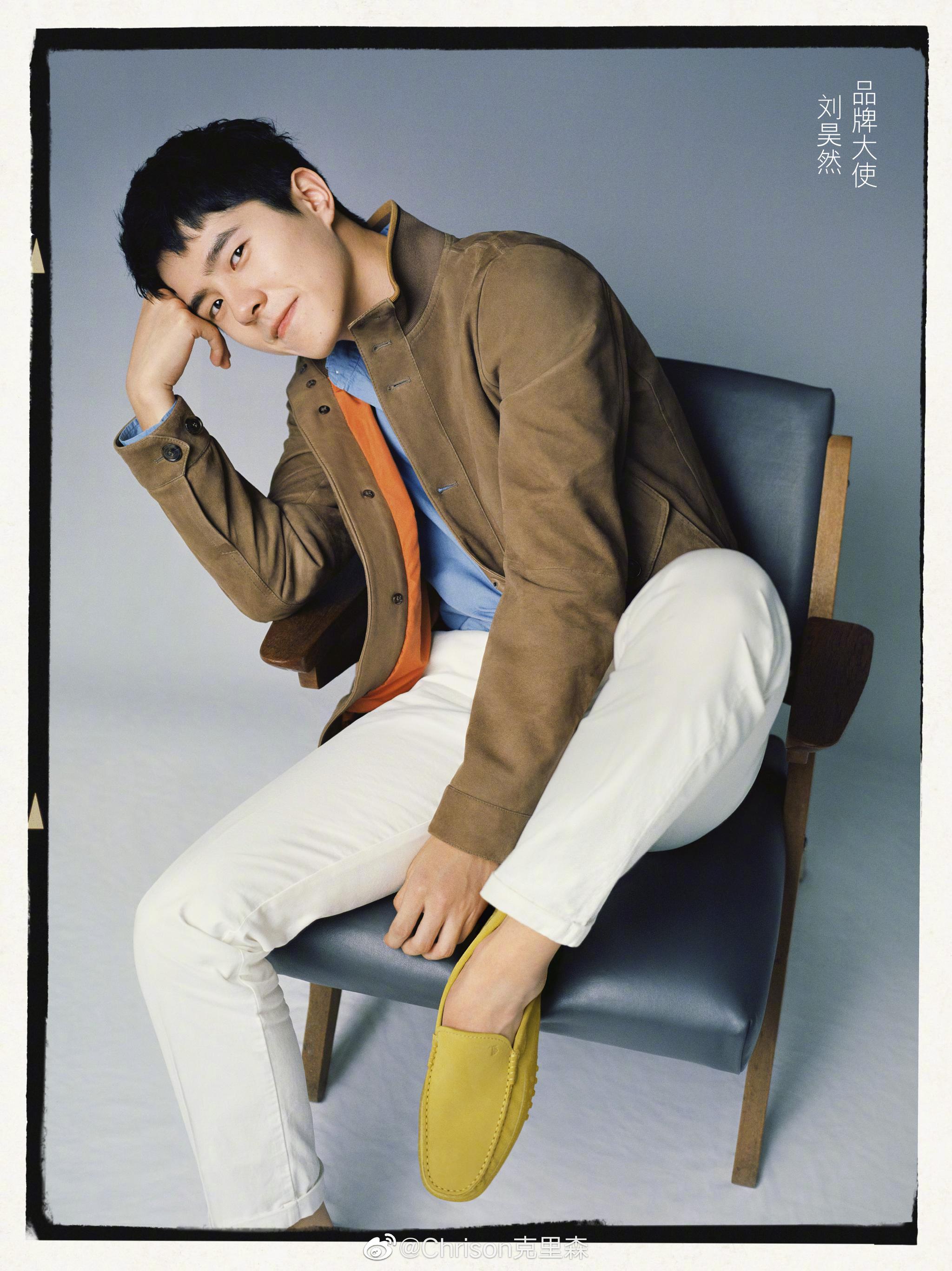 刘昊然登上tods 2020春夏广告大片,在复古的色调下_高清图集_新浪网