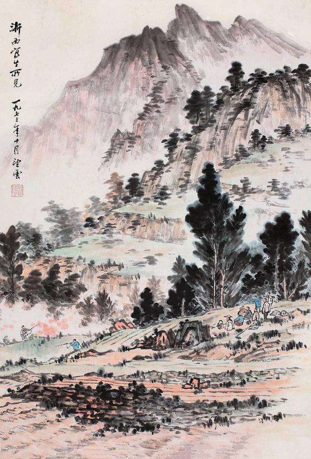 平民画家,长安画派创始人「赵望云」,中国画作品欣赏