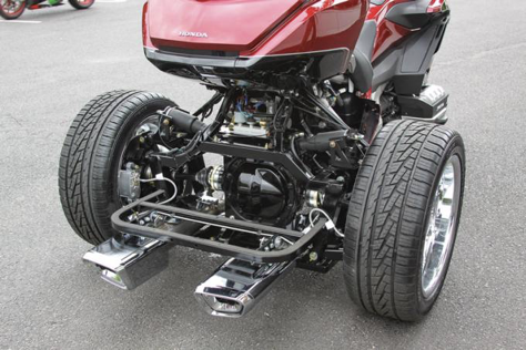 本田金翼三轮改装套件契合度达到原厂水平