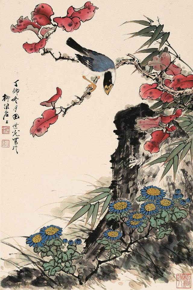 牡丹之父田世光中国画作品欣赏