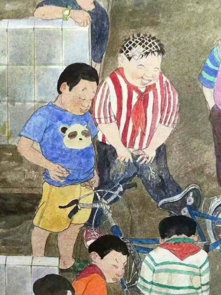 想起艺术家赵延斌作品大厕所那个蹲坑的年代