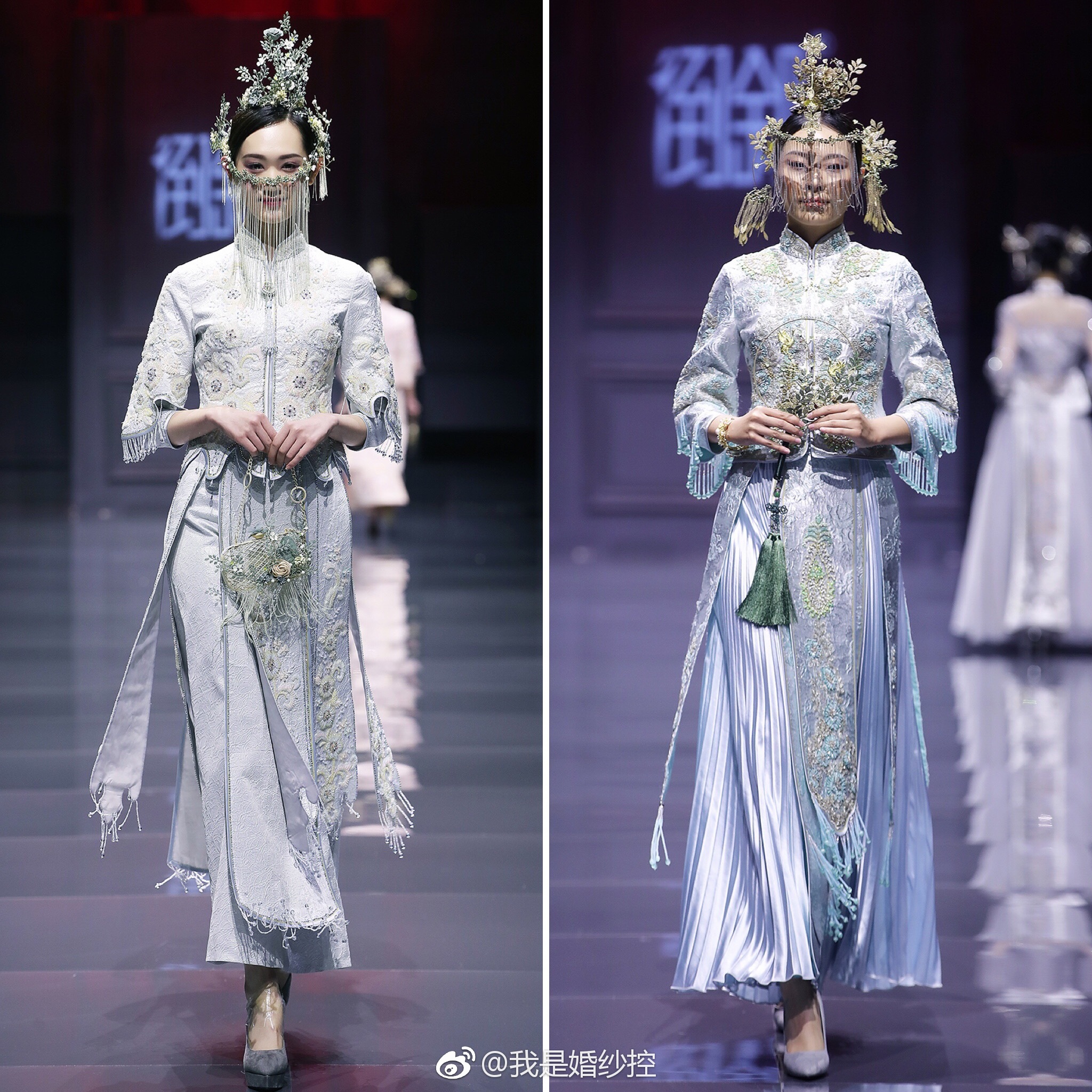 第一次现场感受纯中式礼服发布会,颠覆了对中式礼服的传统印象