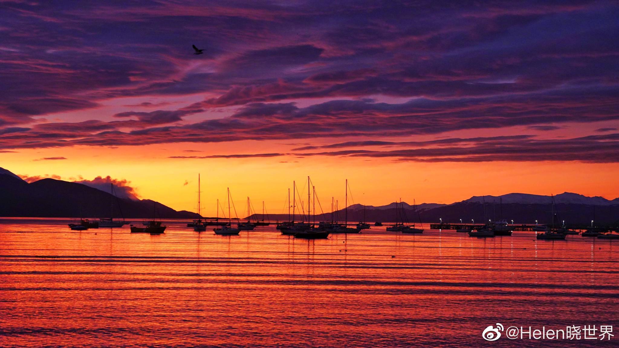 在智利将小镇威廉斯港puertowilliams升级为城市后