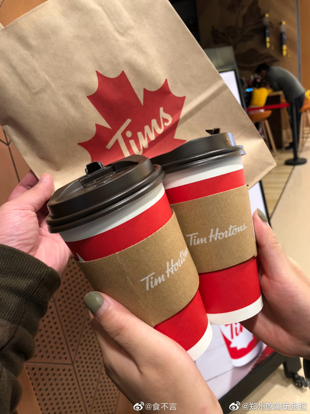 加拿大国民咖啡tim hortons