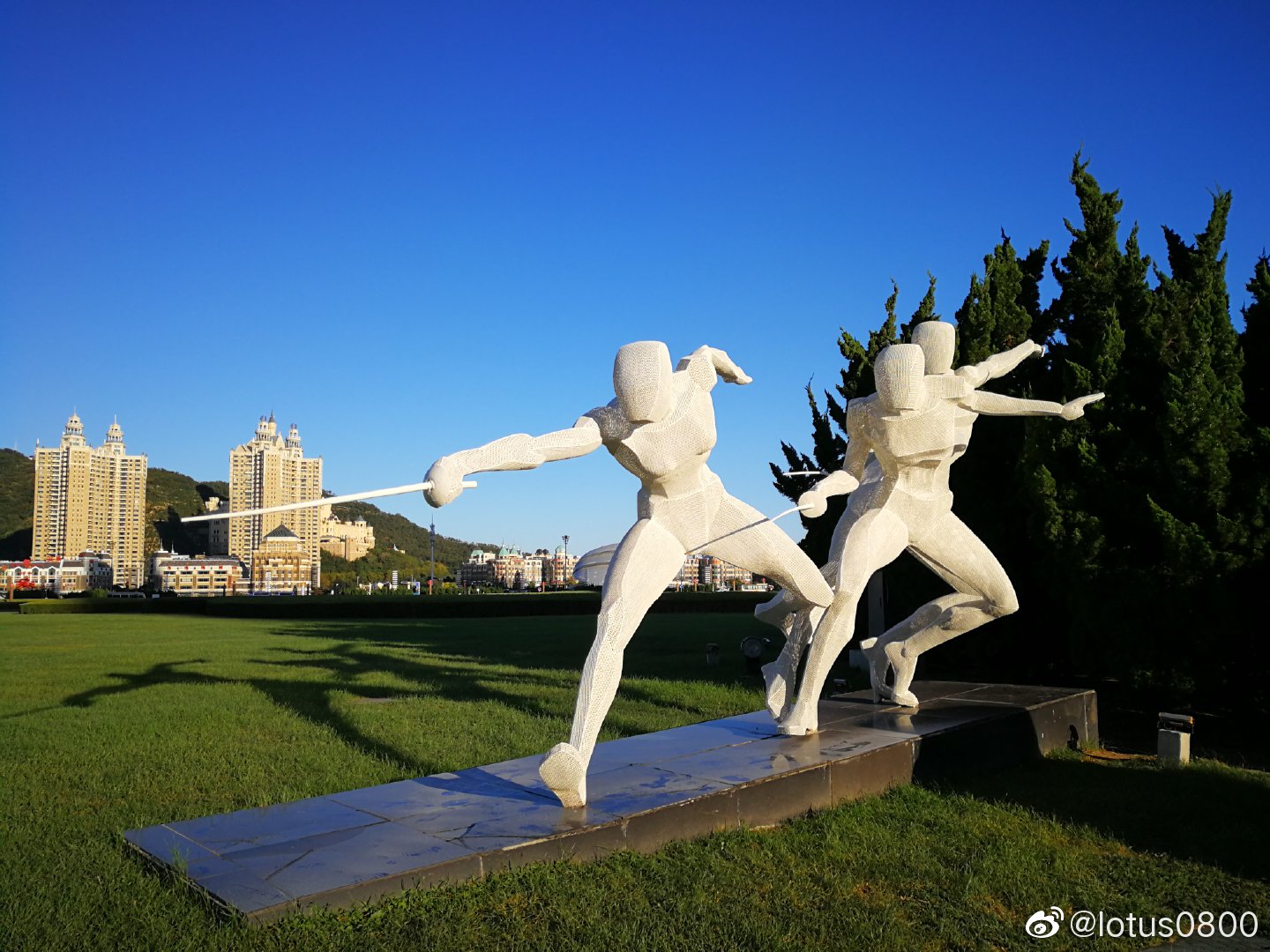 大连星海广场运动雕塑