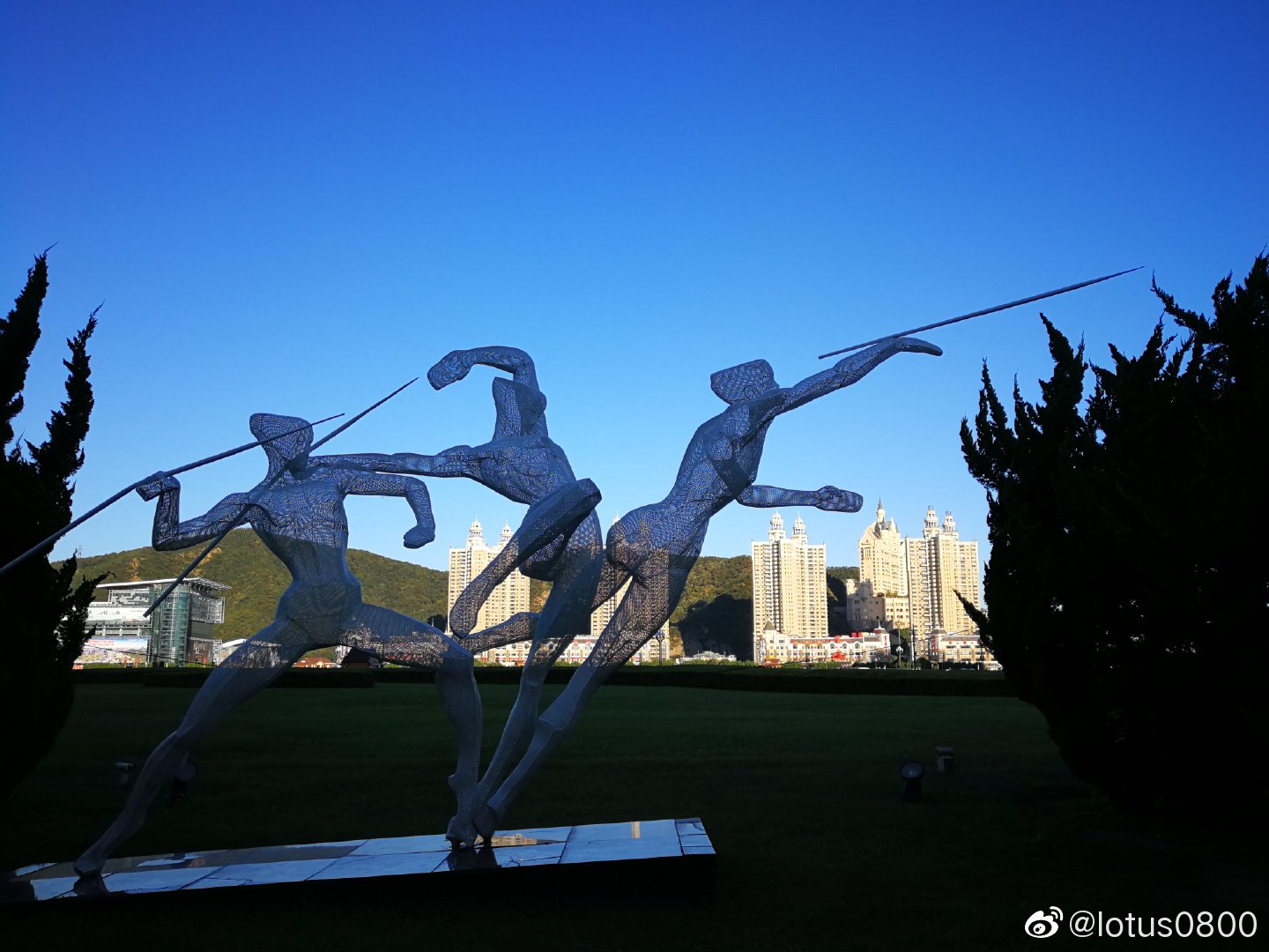 大连星海广场运动雕塑