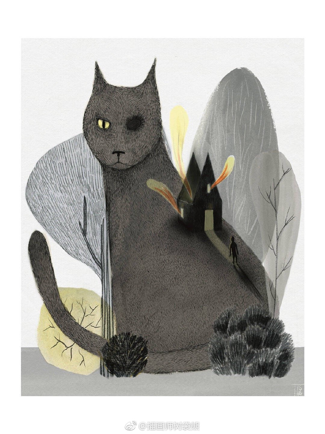 国外插画师 isabella conti 童书绘本插画设计作品