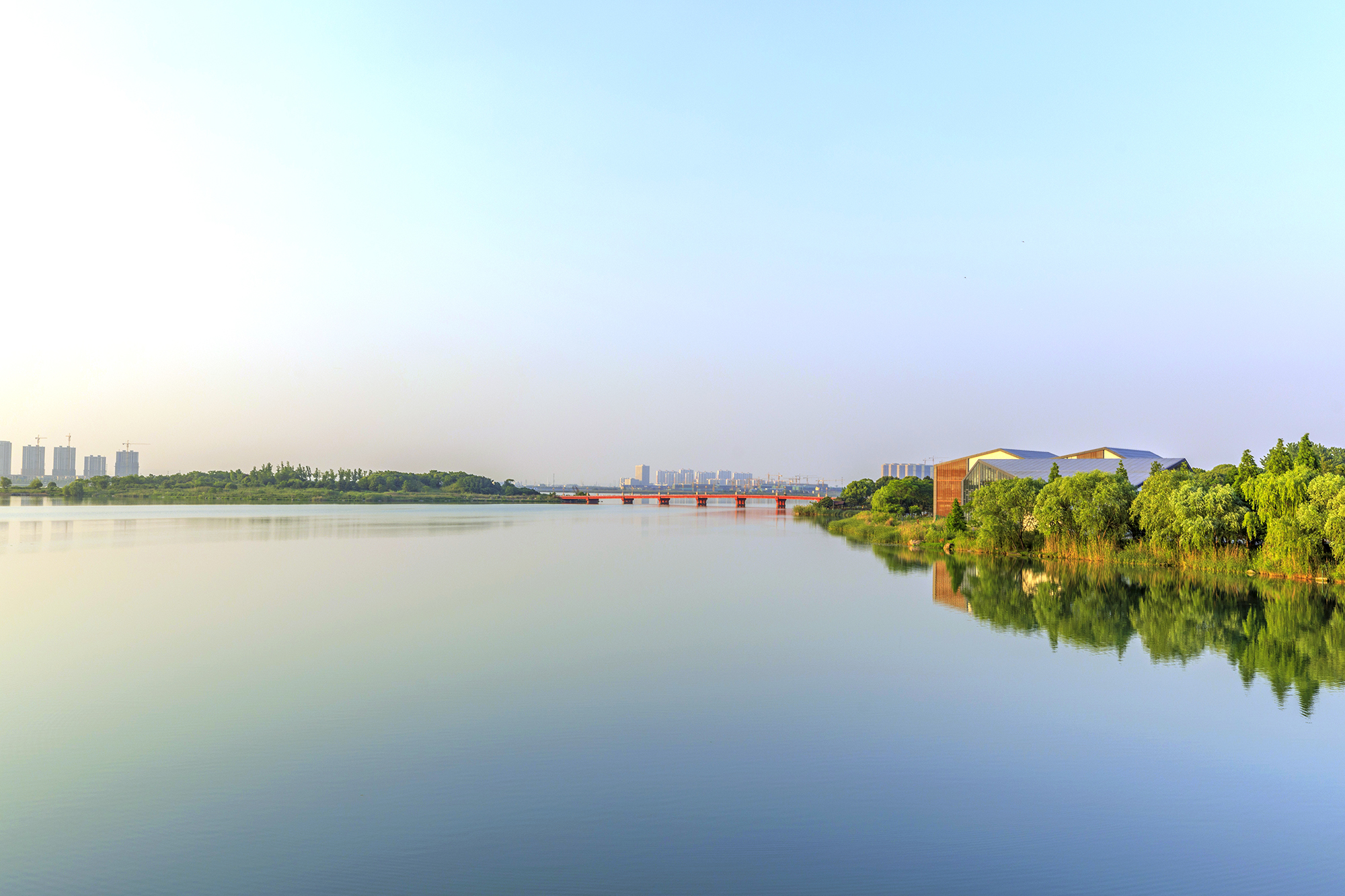 悦季61蝶来盛泽湖的夏风拂过爱人的脸庞