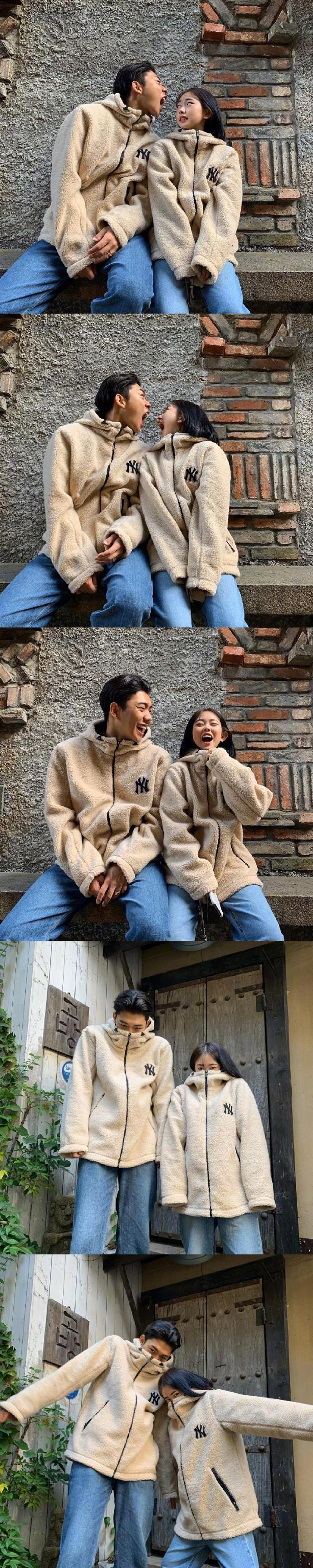 搞怪的情侣合照姿势get