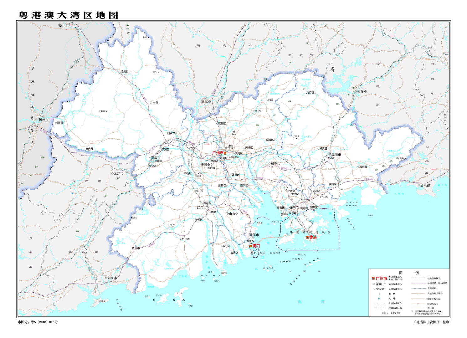 广东时隔10年更新标准地图江门各地最新标准地图出炉