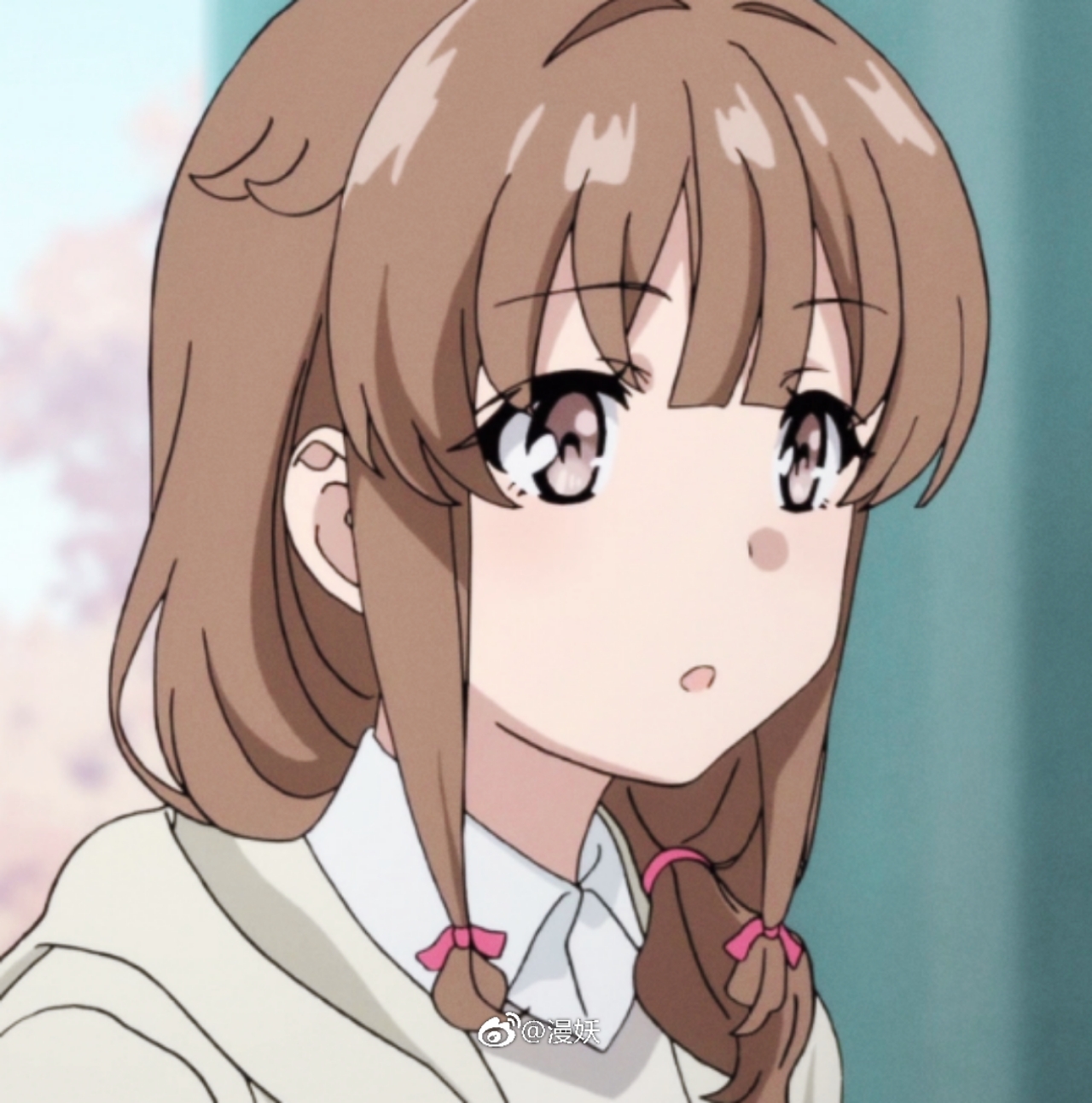 自截动漫头像《青春期猪头少年系列》可爱的妹妹!