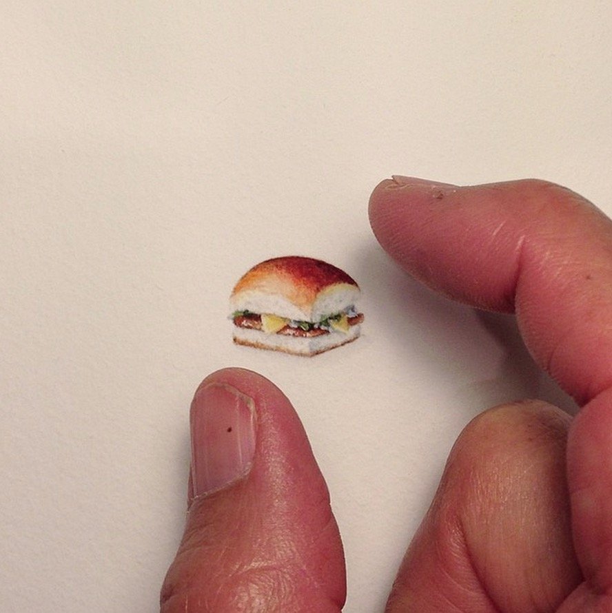 微型绘画作品 i by- karen libecap