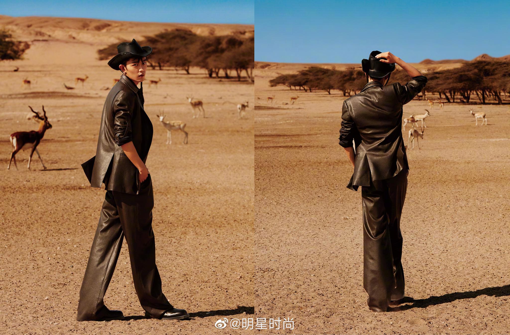 肖战体验西部牛仔风尽显酷帅新风格,你们觉得他hold住了吗?