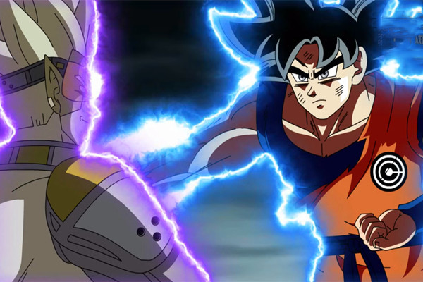龙珠英雄第14集同人版:哈兹战悟空,紫色极意功对蓝色极意功!