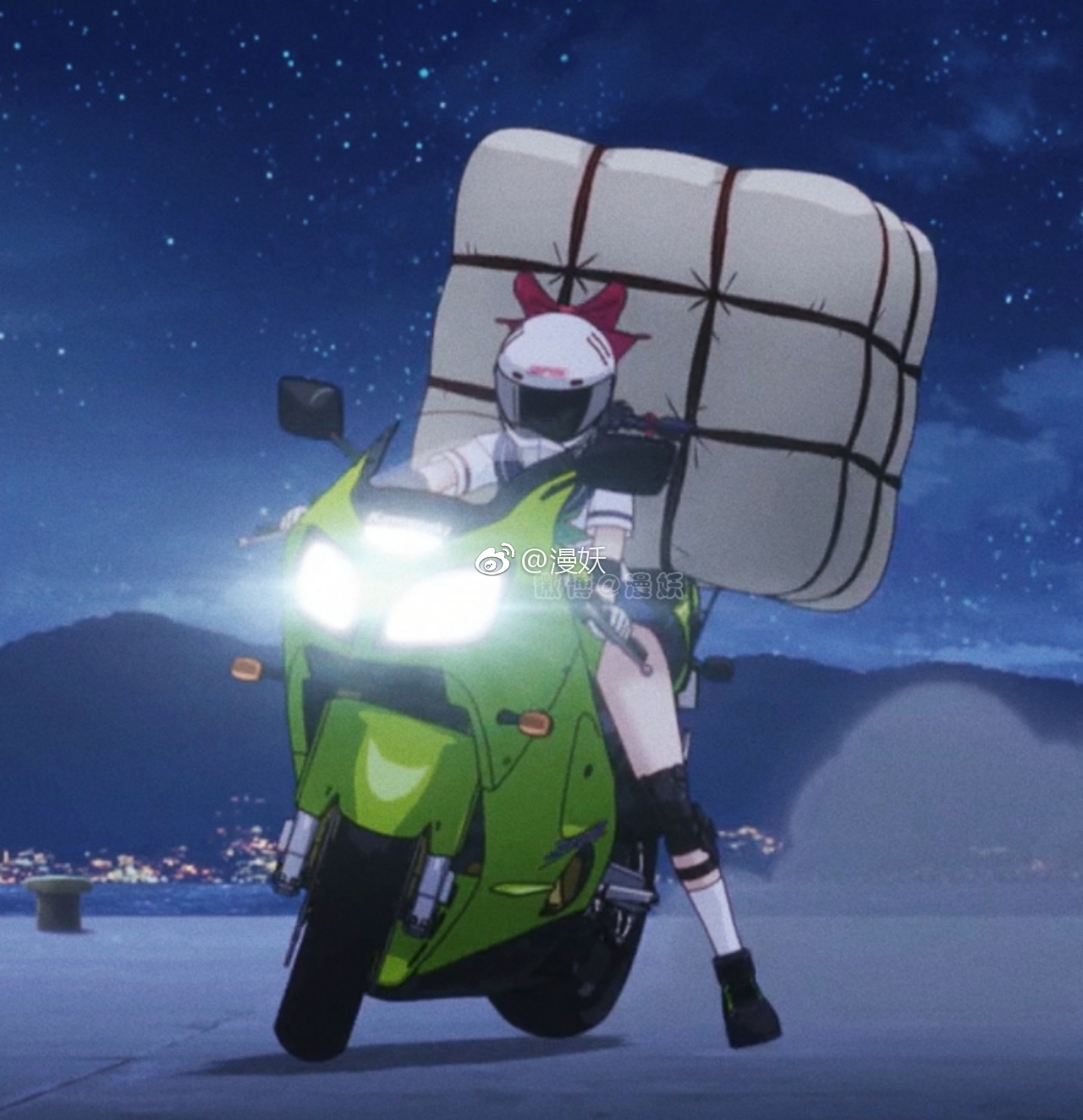 自截爆音少女星空下的川崎来梦这个学姐很酷啊79