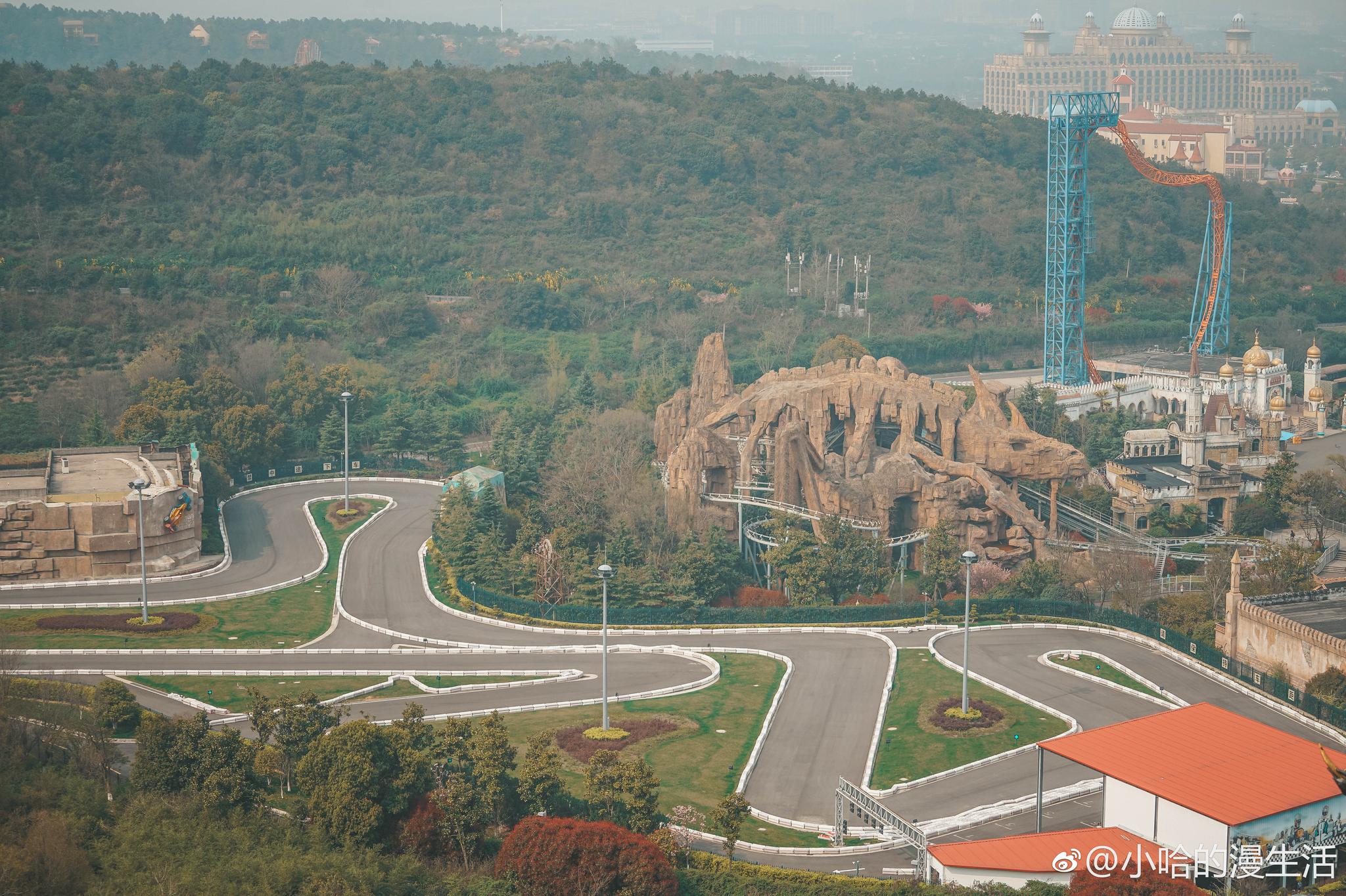 圣殿山是常州嬉戏谷的标志景点不能错过略高