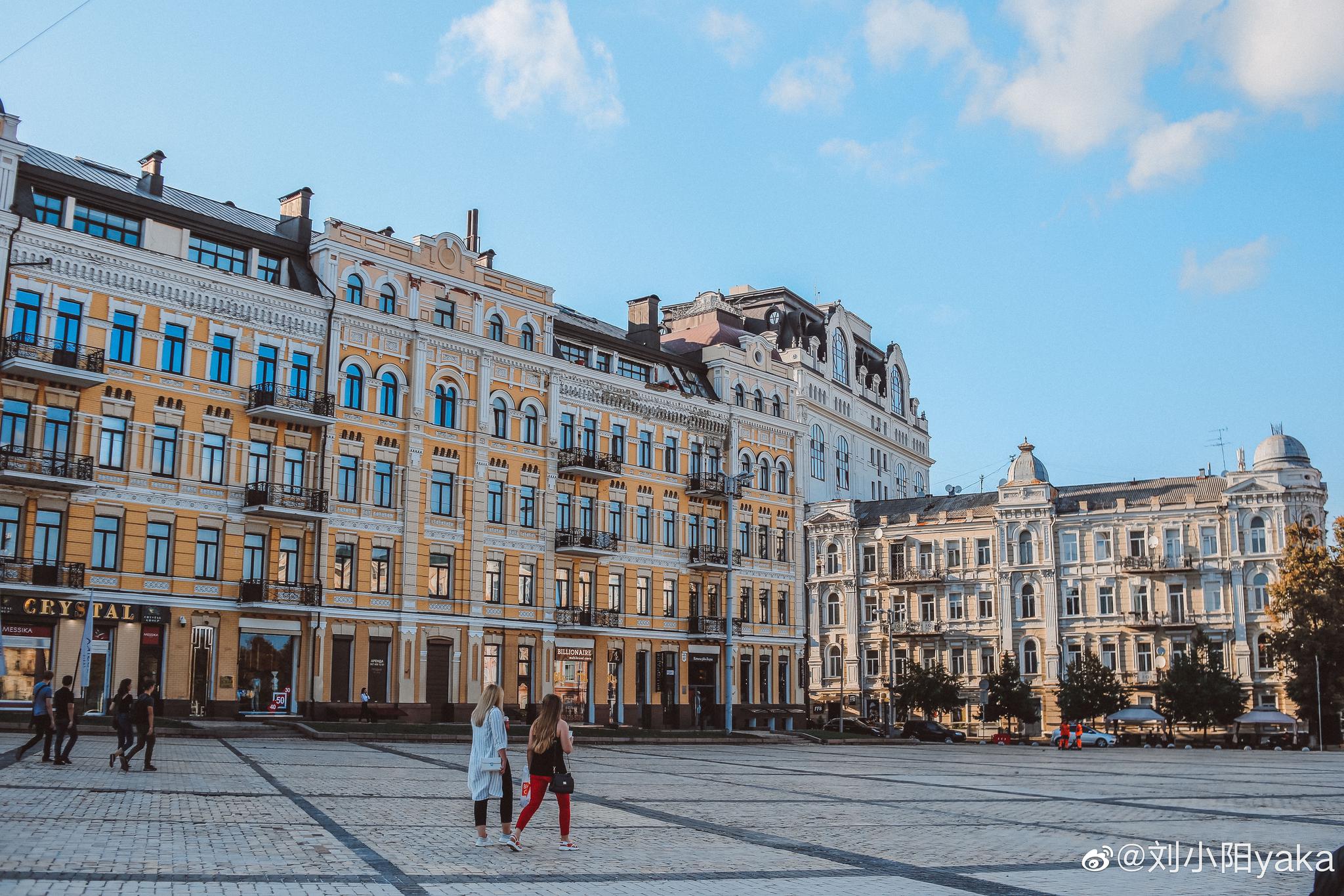 乌克兰基辅街景这个神秘的国度的街景原来