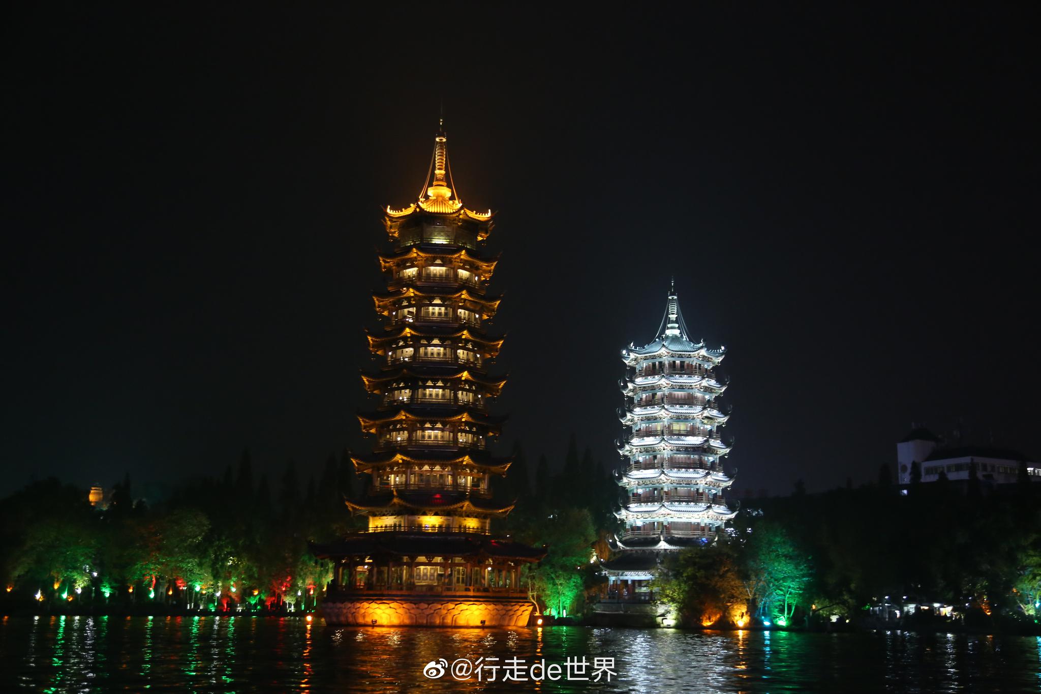 两江四湖包括了桂林市中心区的漓江 桃花江以及杉湖 榕湖 桂湖 木 高清图集 新浪网