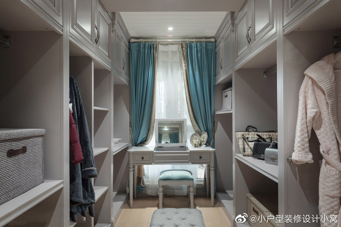 大爱的衣帽间 梳妆台,有空间必须做一个