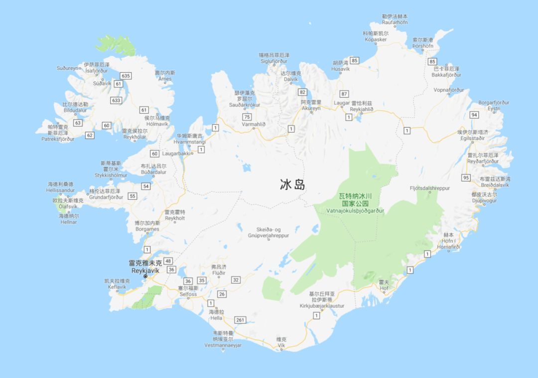 瓦特纳冰川在冰岛东南部,面积8300平方公里,是冰岛和欧洲第一大冰川