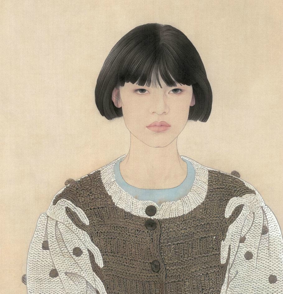 恬静之美,中国工笔画家何家英.|何家英|工笔|画家_新浪新闻
