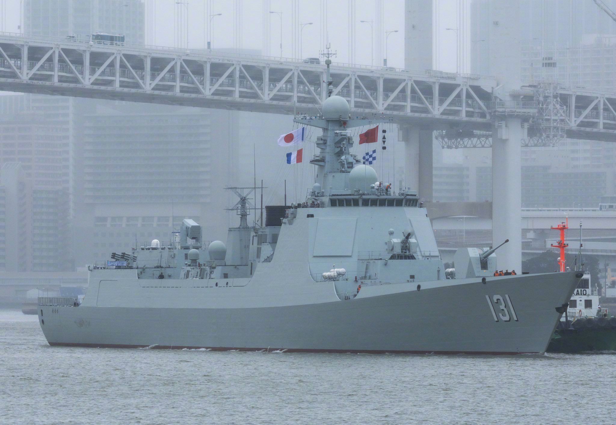 海军太原舰防台部署结束返回码头,太原舰的开放活动继